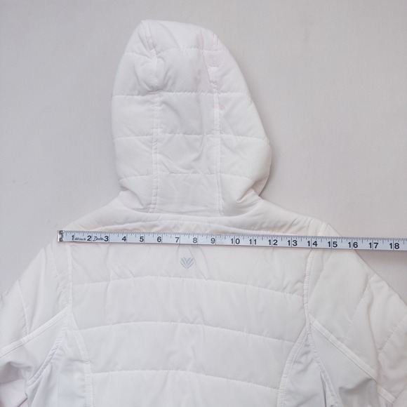 Forever 21 White Quilted Jacket Women's XS Lightweight Zip Up - Picture 2 of 16
